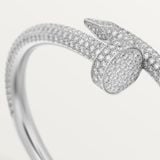  CARTIER JUSTE UN CLOU BRACELET, LARGE MODEL, HALF-PAVED 