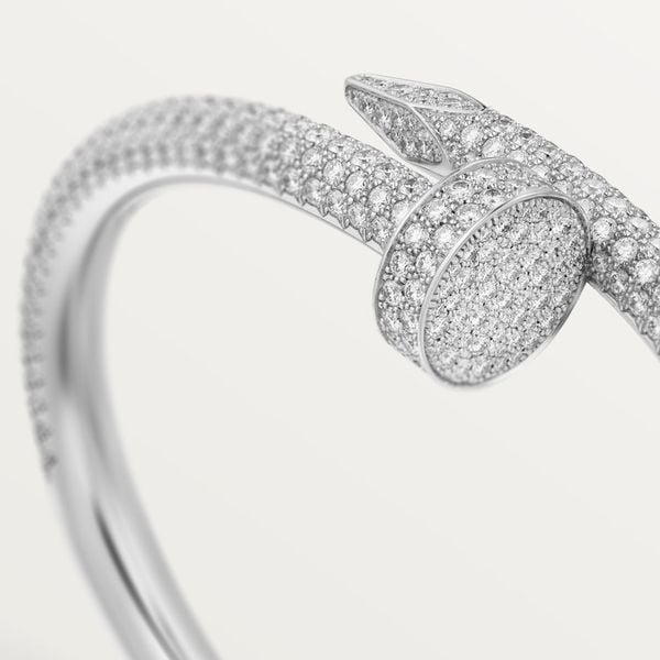  CARTIER JUSTE UN CLOU BRACELET, LARGE MODEL, HALF-PAVED 