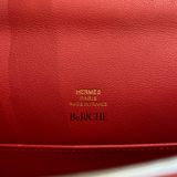  Kelly Pochette KP22 Swift Leather Rouge Cassaque 