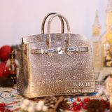  Birkin B25 Lizard Ombre GHW 