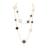  VCA Magic Alhambra long necklace , 16 motifs 