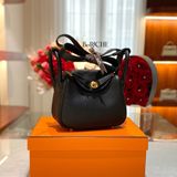  Mini Lindy 20 Clemence Leather Black GHW 