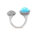  VCA Perlée couleurs Between the Finger ring 