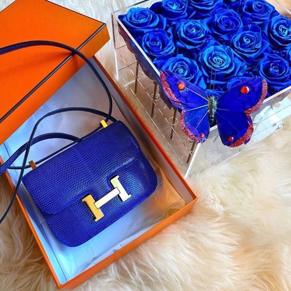  Constance 18 Lizard Blue GHW 