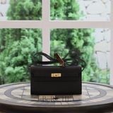  Kelly Wallet To Go Epsom Black GHW 