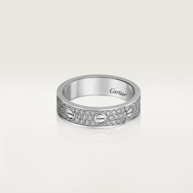  Cartier love ring, diamond 
