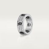  Cartier love ring, diamonds, ceramic 