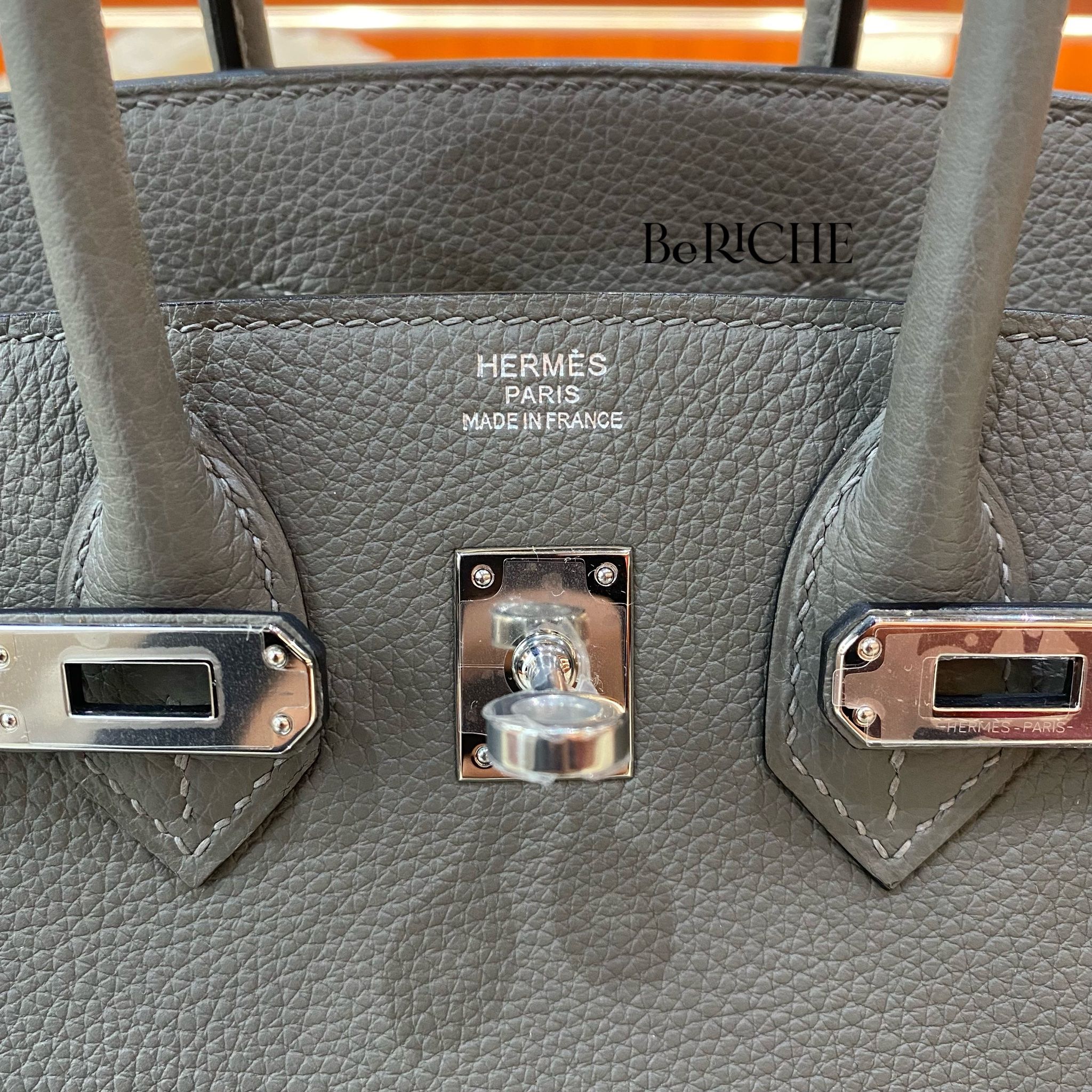 Birkin B25 Togo Gris Meyer PHW – BeRiche