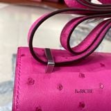  Constance 18 Ostrich Rose Tyrien (GHW) 