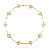  VCA Vintage Alhambra Necklace, 10 motifs 