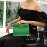  Kelly Danse Bag Swift Leather Bamboo  GHW 