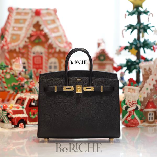  Birkin B25 Sellier Epsom Black GHW 