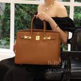  Birkin B35 Togo Gold GHW 