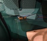  Birkin B25 Togo Malachite GHW 