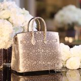  Birkin B25 Lizard Ombre GHW 