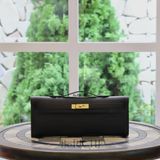  Kelly Cut Swift Leather Black GHW 