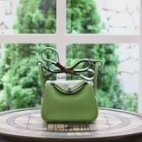  Mini Lindy 20 Swift Leather Vert Criquet PHW 