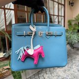  Birkin B25 Togo Blue Jean PHW 