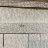  Hermes Bearn Long Wallet Craie RGHW 