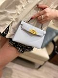  Kelly Mini Epsom Bleu Brume GHW 