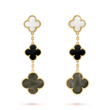  VCA Magic Alhambra earrings, 3 motifs 