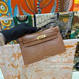  Kelly Pochette KP22 Crocodile Alligator Gold GHW 