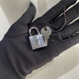  Picotin Hss P18 Cleamance Leather White/ Pearl Gray PHW 