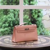  Kelly Pochette KP22 Swift Leather Sakura PHW 