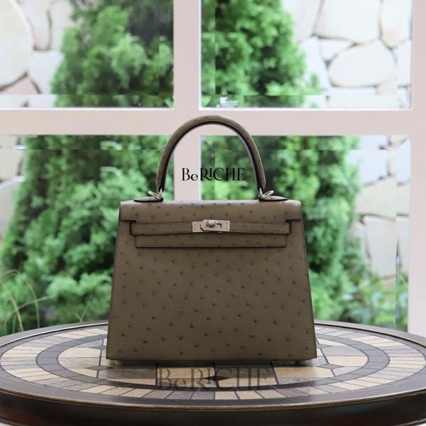  Kelly K25 Ostrich Gris meyer PHW 