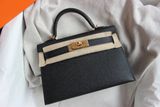  Kelly Mini K20 Epsom Noir Black 