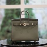  Birkin B25 Togo Vert Amande PHW 
