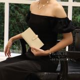  Hermes Bearn Long Wallet Craie RGHW 