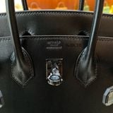  Birkin B25 Boxcalf Soblack 
