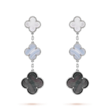  VCA Magic Alhambra Earrings, 3 motifs 