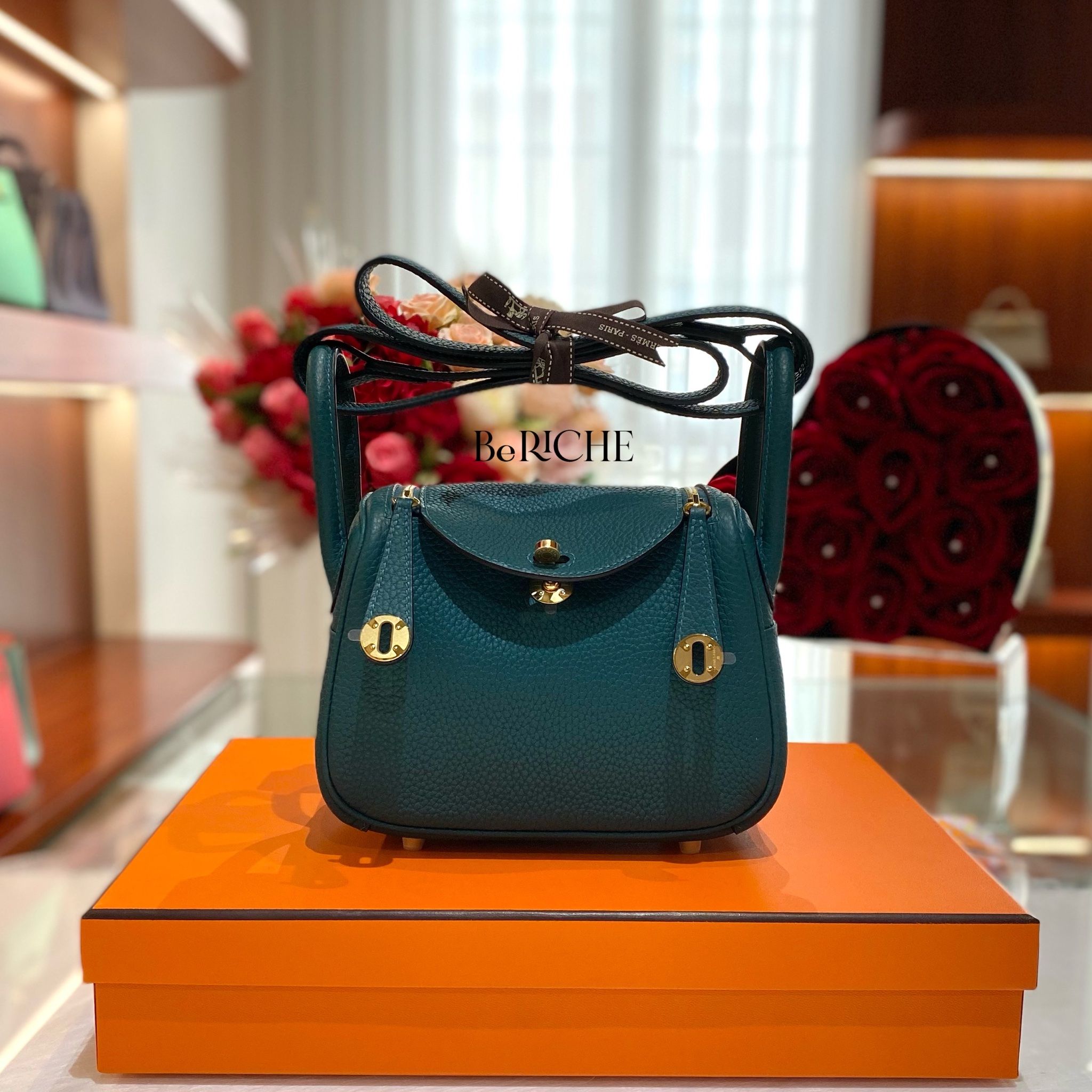 hermes vert cypress lindy