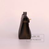  Kelly Pochette KP22 Swift Leather Noir Black 