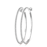  VCA Perlée pearls of gold hoop earrings, large model 
