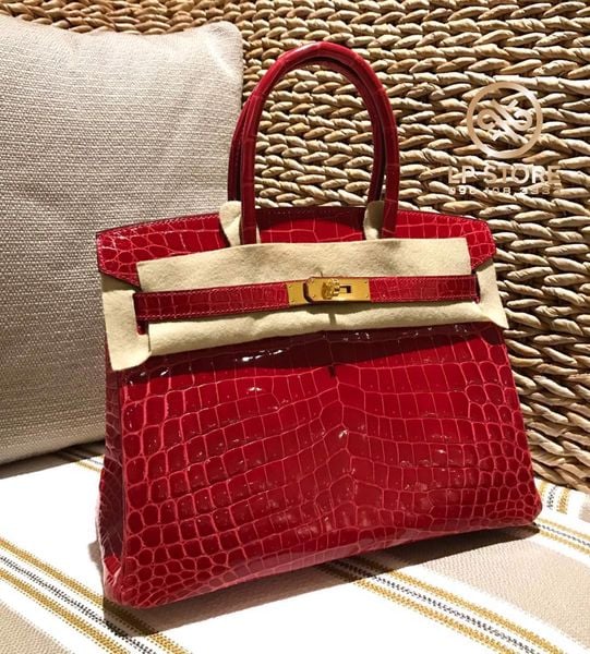  Birkin B25 Crocodile GHW 