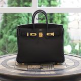  Birkin B25 Togo Noir Black GHW 