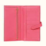  Hermes Bearn Long Wallet Rose GHW 
