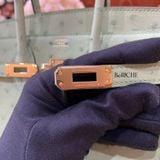  Birkin B25 Ostrich Vert Criquet GHW 