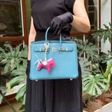  Birkin B25 Togo Blue Jean PHW 