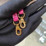  Kelly Mini K20 Ostrich Bicolor (Gris Asphalt/Rose Tyrien) 