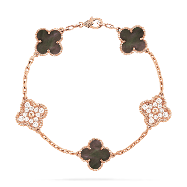  VCA Vintage Alhambra bracelet, 5 motif 