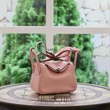  Mini Lindy 20 Swift Leather Rose Sakura PHW 