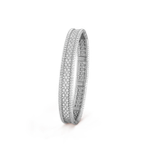  VCA Perlée diamonds bracelet, 3 row 