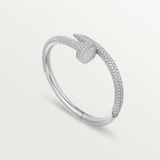  CARTIER JUSTE UN CLOU BRACELET, LARGE MODEL, HALF-PAVED 