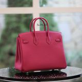  Birkin B25 Togo Rose Purple PHW 