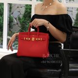  Birkin B25 Togo Rose Extreme GHW 