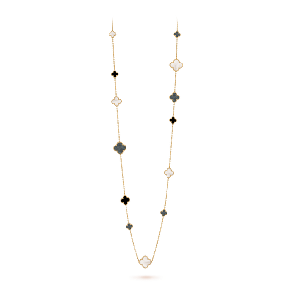  VCA Magic Alhambra long necklace , 16 motifs 